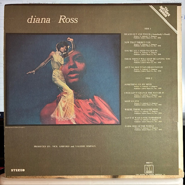 Diana Ross (VINYL) | Very Good Plus (VG+) Very Good Plus (VG+) - FUNK / USED *VERY GOOD+*