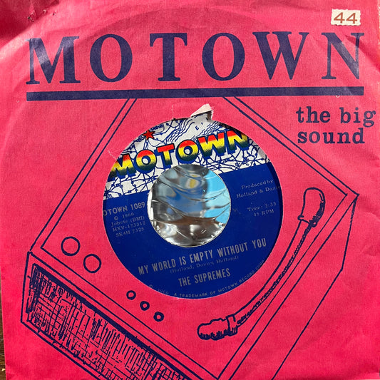 My World Is Empty Without You (7" VINYL) | Very Good Plus Plus (VG++) Very Good (VG) - FUNK / USED *VERY GOOD++*