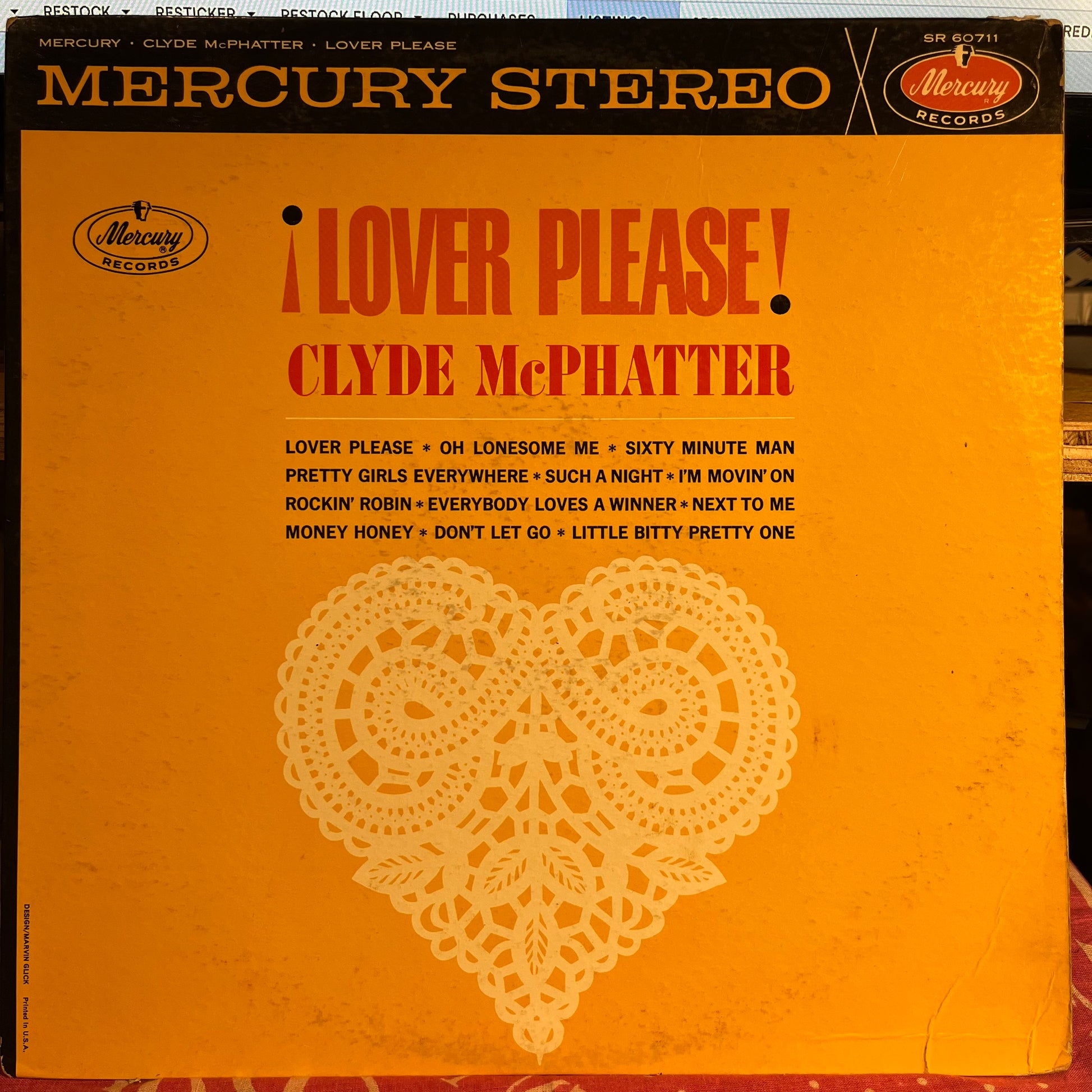 Clyde McPhatter - Lover Please! | Very Good Plus (VG+) Very Good Plus (VG+) - FUNK / USED *VERY GOOD+*