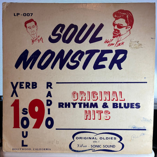 Soul Monster: Original Rhythm & Blues Hits (VINYL) | Very Good Plus (VG+) Very Good Plus (VG+) - FUNK / USED *VERY GOOD+*