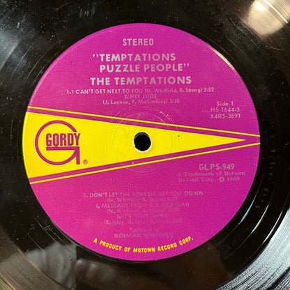 The Temptations - Puzzle People (VINYL LP GORDY 949 1969) | USED Very Good (VG) Excellent+ (EX+) - FUNK / USED *VERY GOOD*