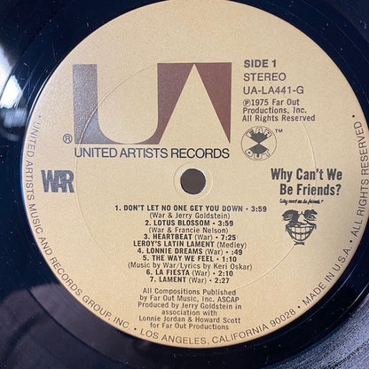 Why Can't We Be Friends? | Very Good (VG) Very Good Plus (VG+) - FUNK / USED *VERY GOOD*