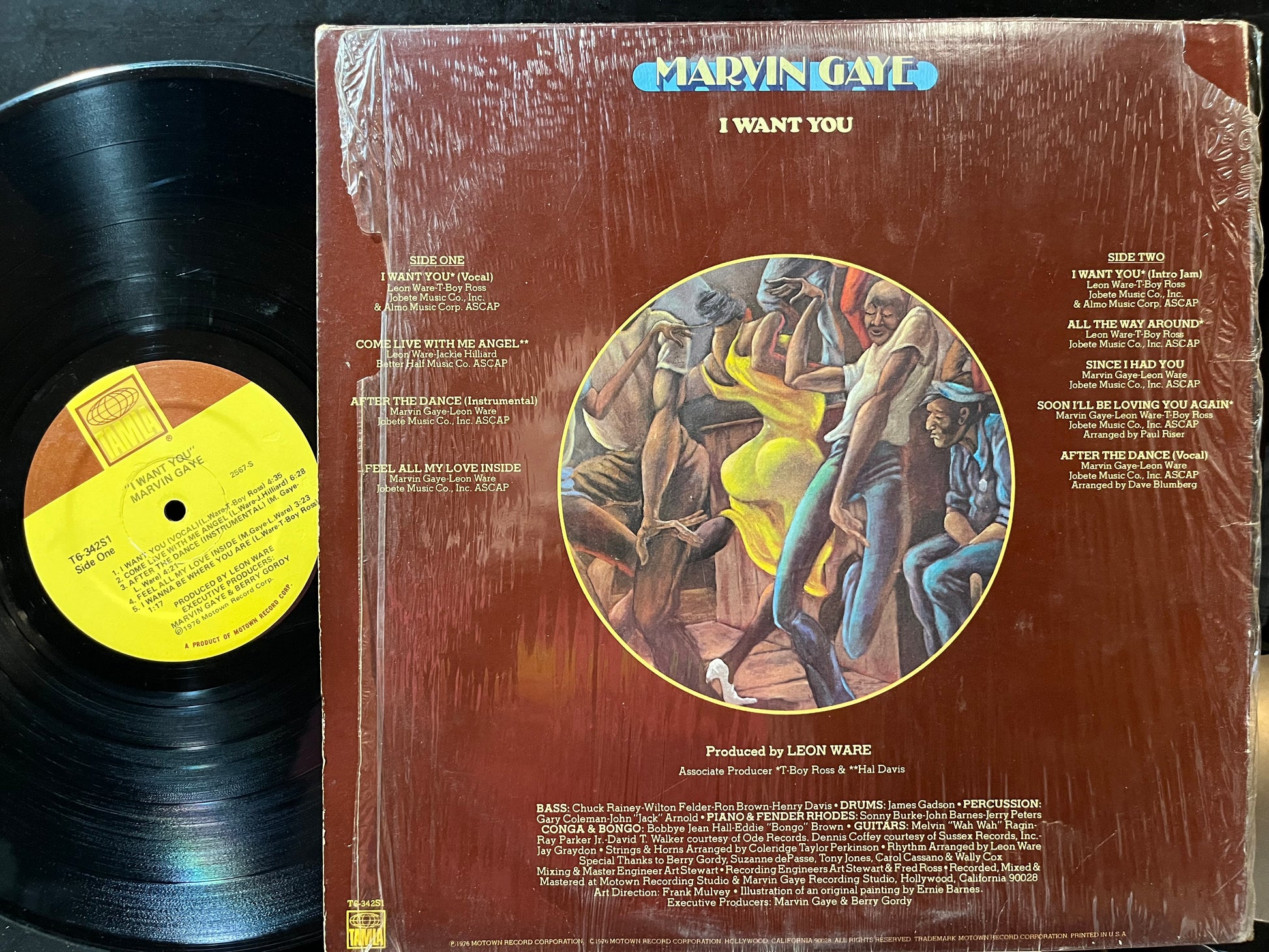 Marvin Gaye - I Want You (VINYL LP Tamla T6-342S1 1976) | Very Good (VG) Near Mint (NM) - FUNK / USED *VERY GOOD*