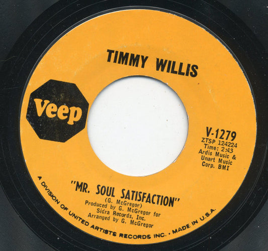 Mr. Soul Satisfaction / I'm Wondering (7") | Very Good (VG) Generic - FUNK / USED *VERY GOOD*