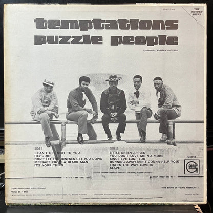 The Temptations - Puzzle People (VINYL LP GORDY 949 1969) | USED Very Good (VG) Excellent+ (EX+) - FUNK / USED *VERY GOOD*