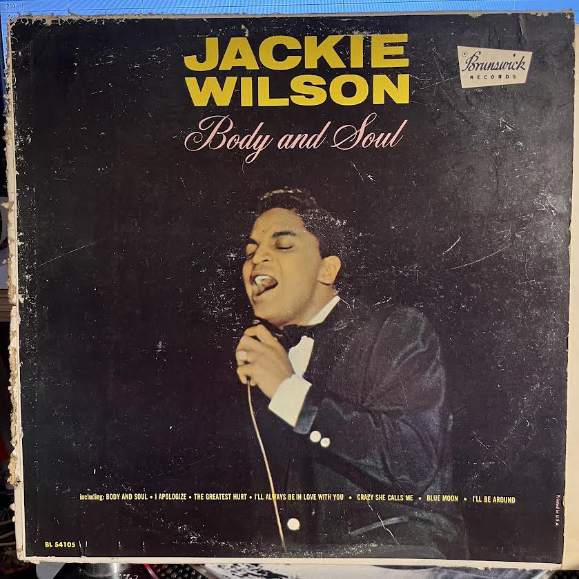 Jackie Wilson - Body And Soul | Very Good (VG) Good Plus (G+) - FUNK / USED *VERY GOOD*