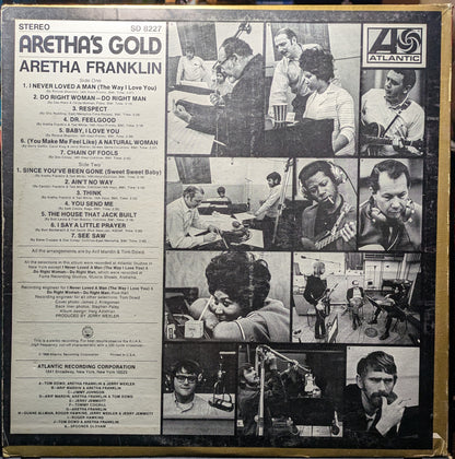 Aretha's Gold (VINYL) | Very Good (VG) Very Good Plus (VG+) - FUNK / USED *VERY GOOD*