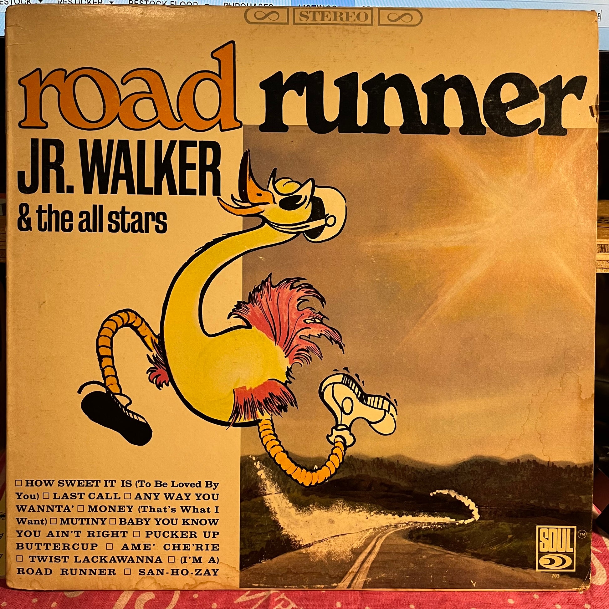 Junior Walker & The All Stars - Road Runner | Very Good (VG) Very Good Plus (VG+) - FUNK / USED *VERY GOOD*