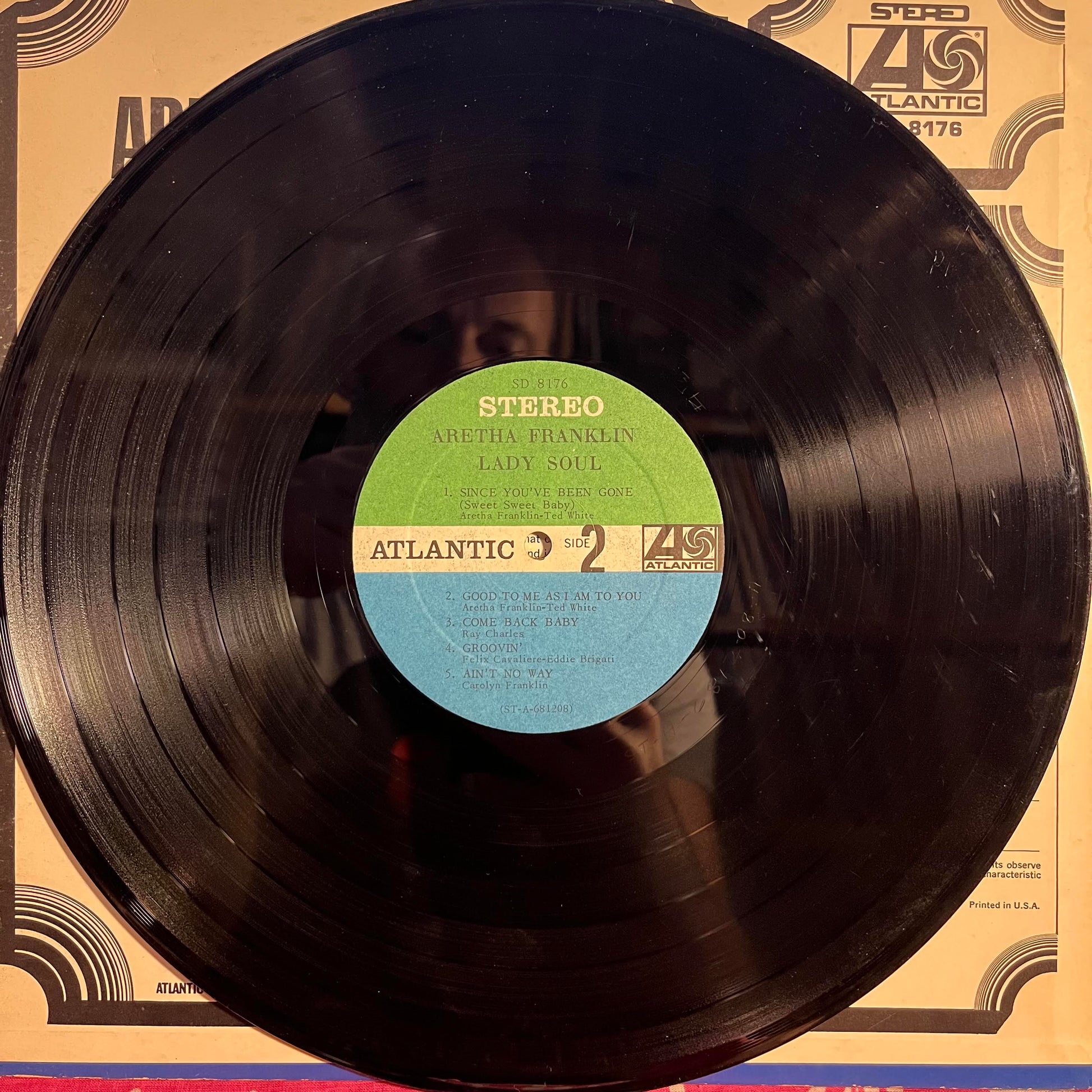 Aretha Franklin - Lady Soul *PRESSWELL/HYPE* | Very Good (VG) Excellent (EX) - FUNK / USED *VERY GOOD*