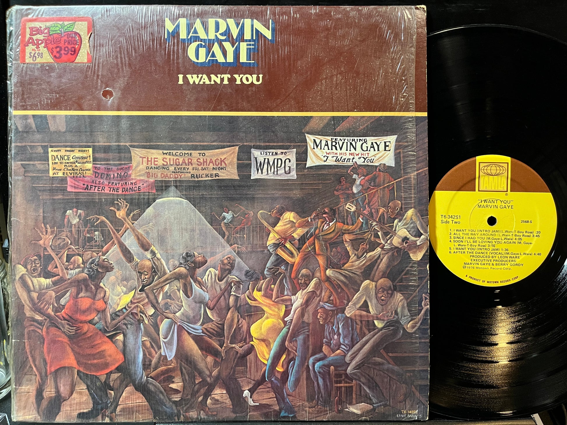 Marvin Gaye - I Want You (VINYL LP Tamla T6-342S1 1976) | Very Good (VG) Near Mint (NM) - FUNK / USED *VERY GOOD*