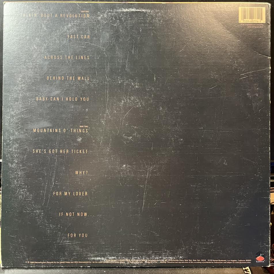 Tracy Chapman - Tracy Chapman (VINYL) | Very Good (VG) Very Good (VG) - FUNK / USED *VERY GOOD*