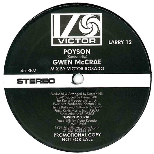 Gwen McCrae - Poyson | Mint (M) Mint (M) - FUNK