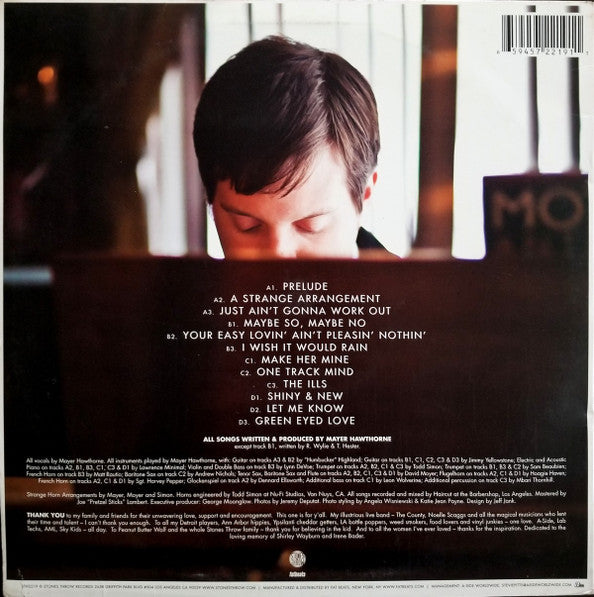 Mayer Hawthorne - A Strange Arrangement | Mint (M) Mint (M) - FUNK *SINGLE LP*