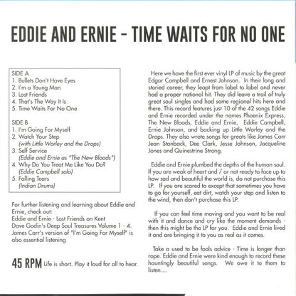 Eddie & Ernie - Time Waits For No One | Mint (M) Mint (M) - FUNK