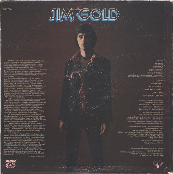 Gallery Featuring Jim Gold | Near Mint (NM) Near Mint (NM) - ROCK / USED *NEAR MINT*