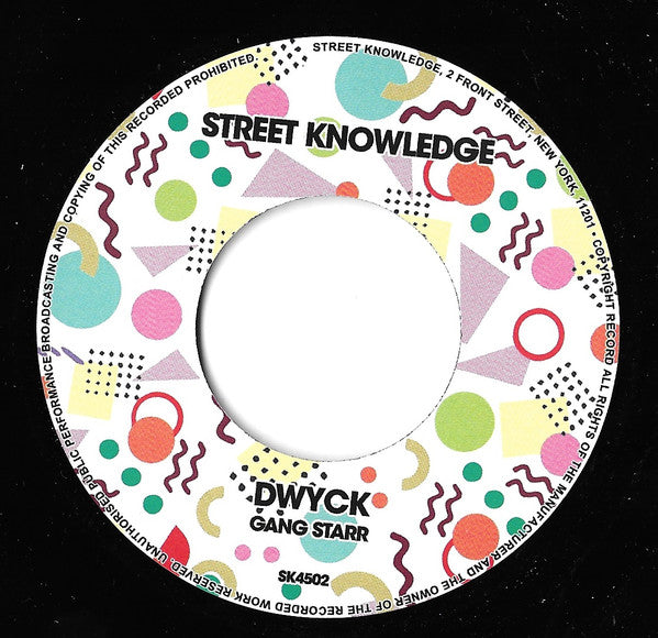Gang Starr - Full Clip / DWYCK (VINYL 7" Street Knowledge SK4502) | Mint (M) Generic - HIP HOP *NEW*