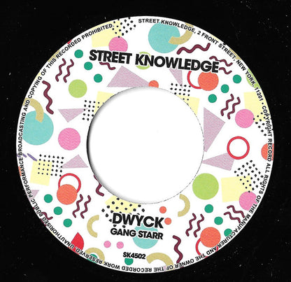 Gang Starr - Full Clip / DWYCK (VINYL 7" Street Knowledge SK4502) | Mint (M) Generic - HIP HOP *NEW*