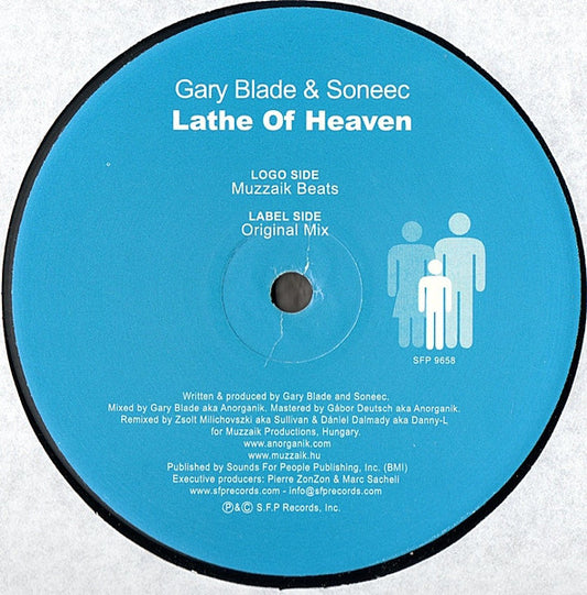 Gary Blade & Soneec Lathe Of Heaven SFP Records 12" Very Good Plus (VG+) Very Good Plus (VG+)