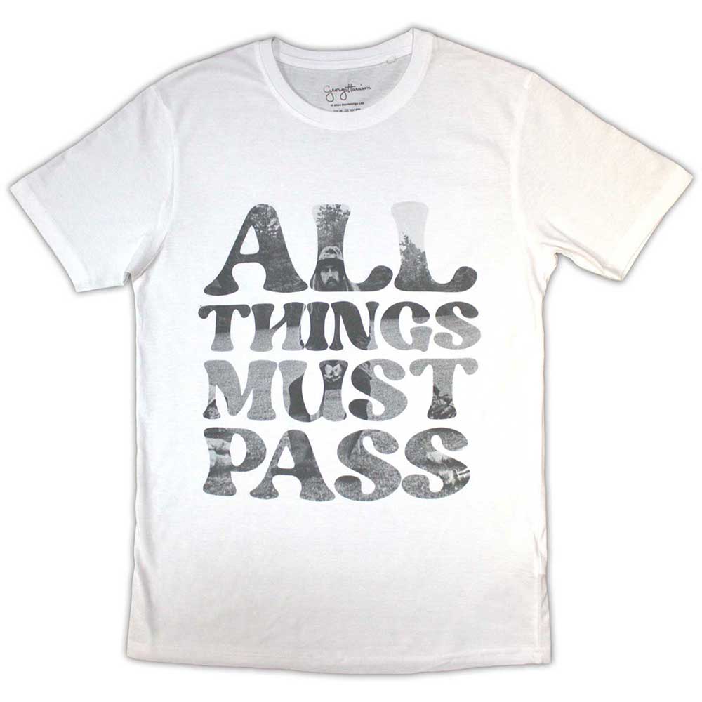All Things Must Pass Text Infill | White