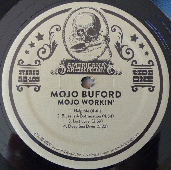 George "Mojo" Buford Mojo Workin' Americana Anthropology LP, Album Mint (M) Mint (M)