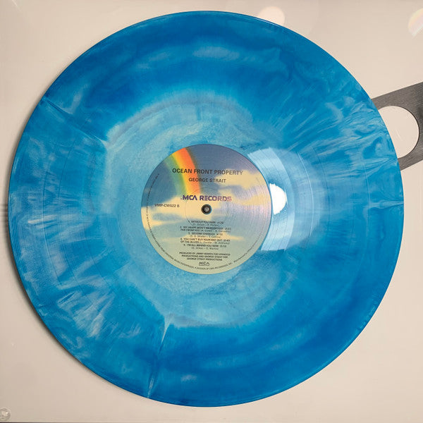 George Strait Ocean Front Property MCA Records LP, Album, Club, RE, RM, Blu Mint (M) Mint (M)