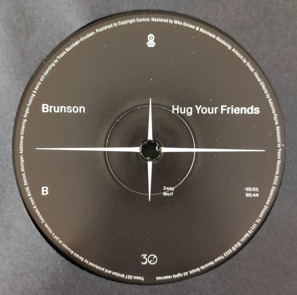 Gerald Brunson Hug Your Friends Tresor 12", EP Mint (M) Mint (M)