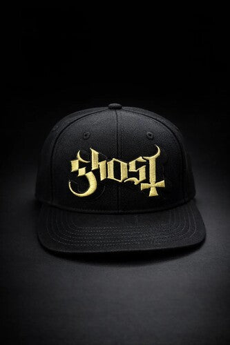 Ghost - Ghost - 3D Logo Metallic Gold - 6 Panel Flatbill Snapback Cap - Black (Hat / Cap, Black) |