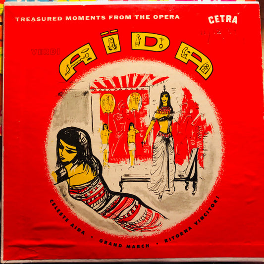 Giuseppe Verdi Aida Cetra 7", EP Very Good (VG) Very Good Plus (VG+)
