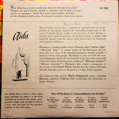 Aida | Very Good (VG) Very Good Plus (VG+)