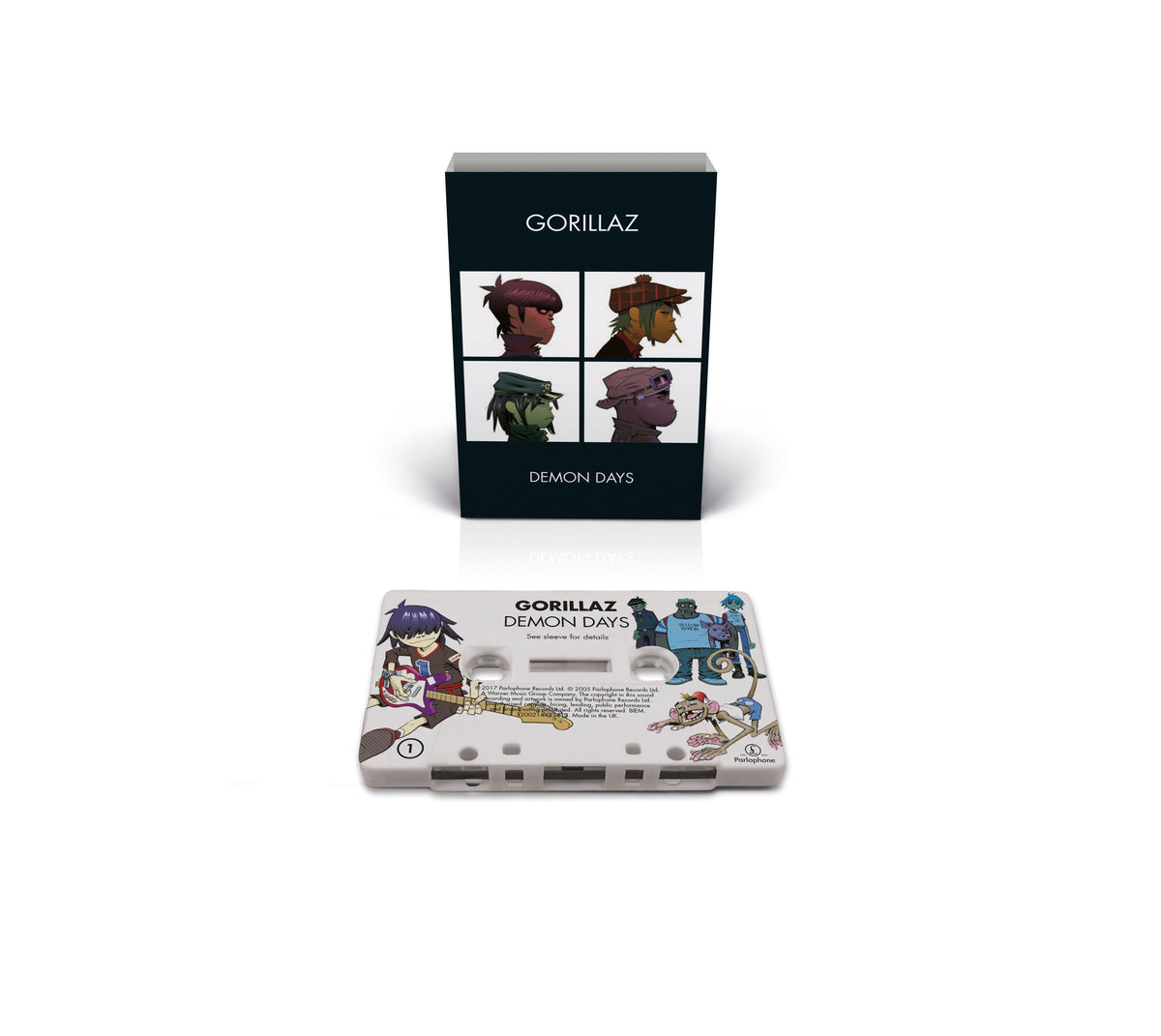 Gorillaz - Demon Days (Limited, Brick & Mortar Exclusive) [White Cassette With On Body Printing] |