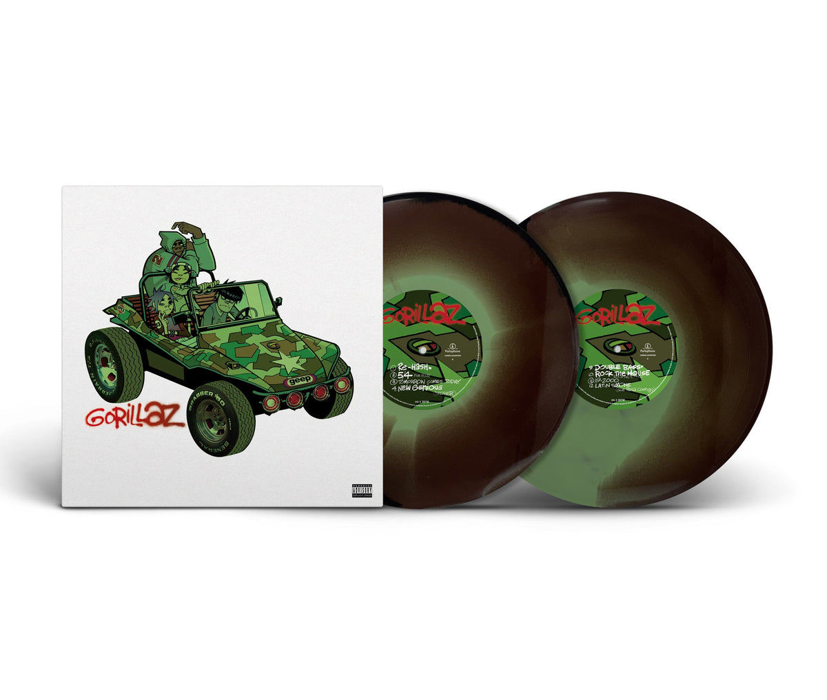Gorillaz - Gorillaz (Limited, Brick & Mortar Exclusive) [Camouflage Green, Brown And Black Vinyl] [2LP] |