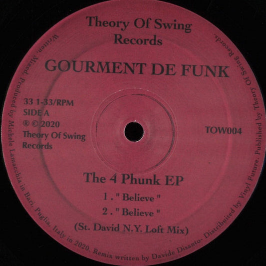 The 4 Phunk EP | Mint (M) Generic - HOUSE