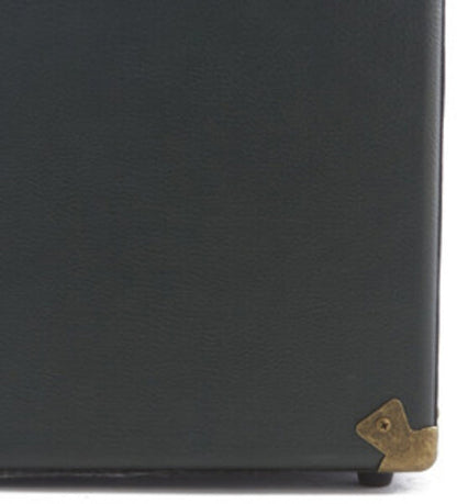 GPO Retro SWB18GB 12 " Vinyl Record Case 35 Count Capacity Removable Lid - Rustic Green with Black Interior) |