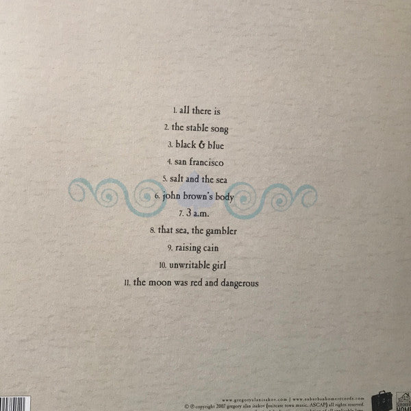 Gregory Alan Isakov - That Sea, The Gambler | Mint (M) Mint (M) - FOLK *SEALED*