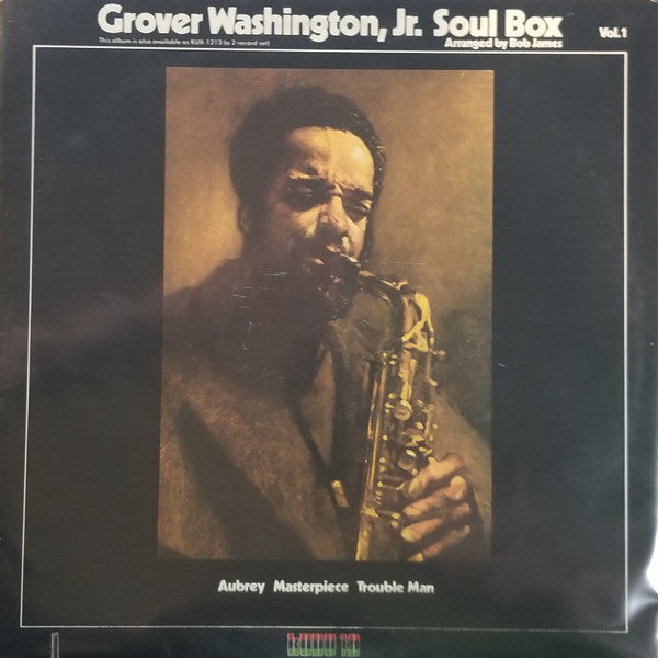 Grover Washington, Jr. Soul Box Vol.1 Kudu LP, Album Near Mint (NM or M-) Very Good Plus (VG+)