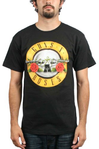 Guns N Roses - Bullet Logo T-Shirt Size M |