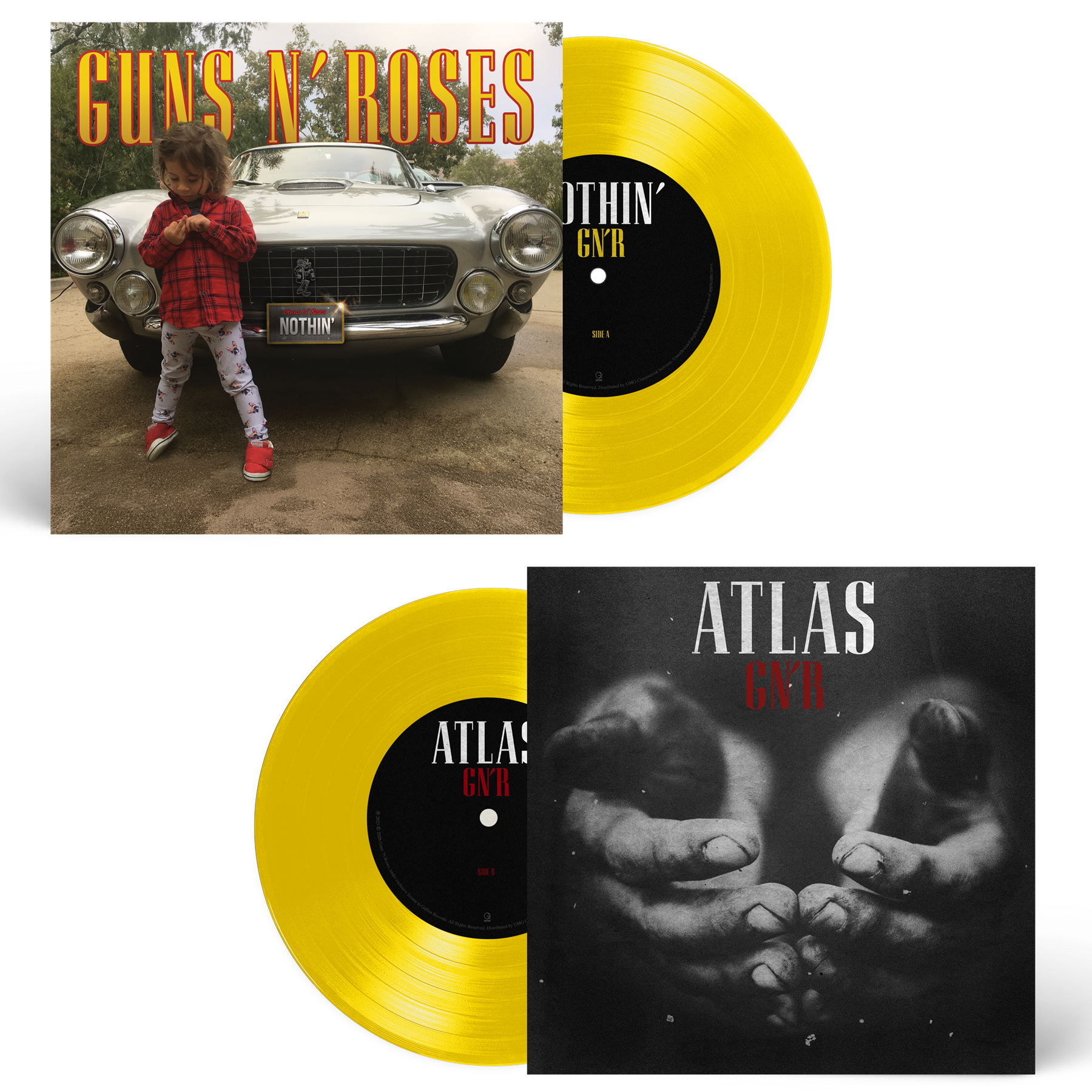 Guns N' Roses - Nothin' / Atlas [Canary Yellow 7" Single] |
