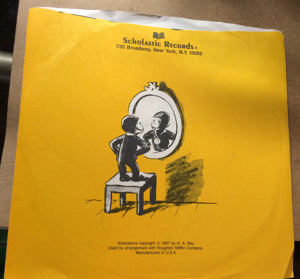 H. A. Rey Curious George Gets A Medal Scholastic Records 7" Very Good (VG) Very Good Plus (VG+)