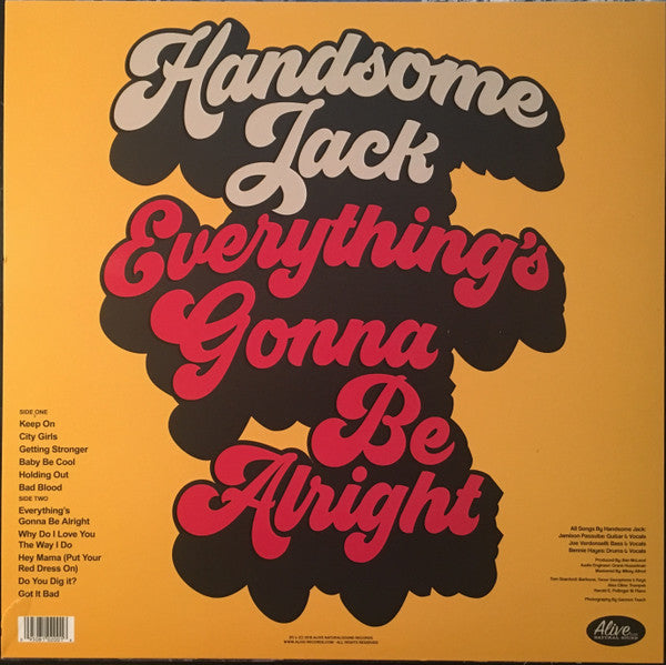 Handsome Jack - Everything's Gonna Be Alright | Mint (M) Mint (M) - BLUES