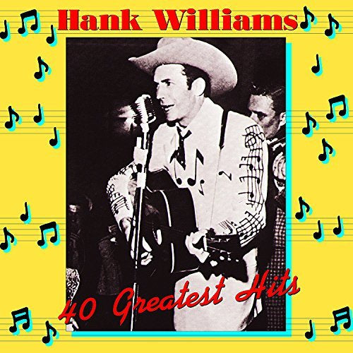 Hank Williams 40 Greatest Hits (180 Gram Vinyl) [Import] (2 Lp's) | Mint (M) Mint (M) - COUNTRY *NEW*