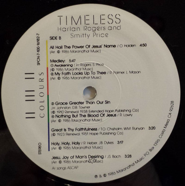 Timeless (Hymns In Colour) | Near Mint (NM) Near Mint (NM) - JAZZ / USED *NEAR MINT*