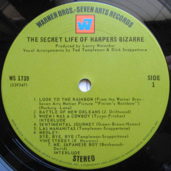 The Secret Life Of Harpers Bizarre | Near Mint (NM) Near Mint (NM) - ROCK / USED *NEAR MINT*