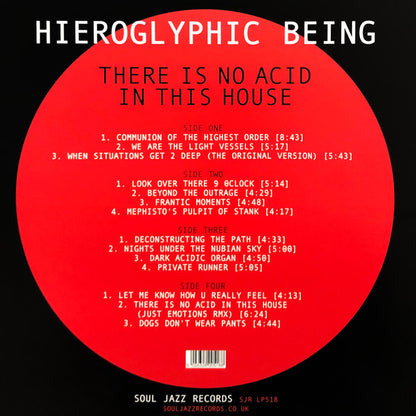 Hieroglyphic Being - There Is No Acid In This House | Mint (M) Mint (M) - TECHNO