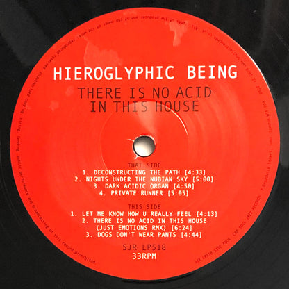 Hieroglyphic Being - There Is No Acid In This House | Mint (M) Mint (M) - TECHNO