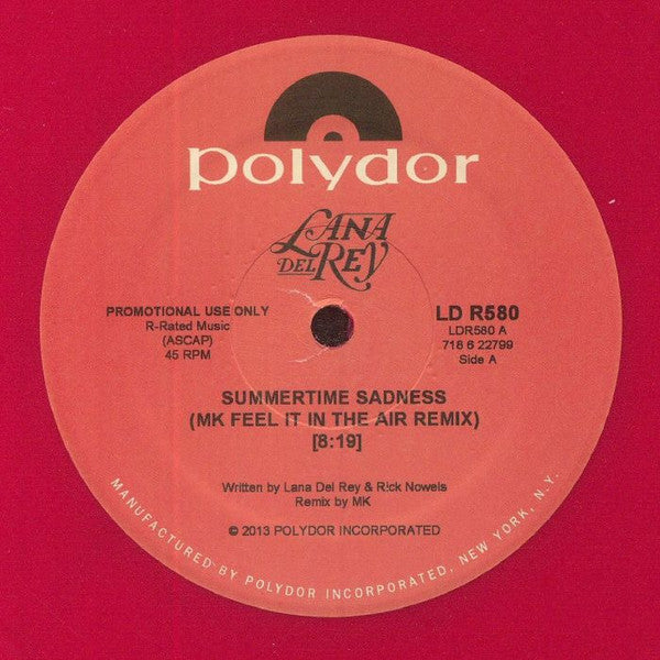 Summertime Sadness (MK Remixes) | Mint (M) Generic