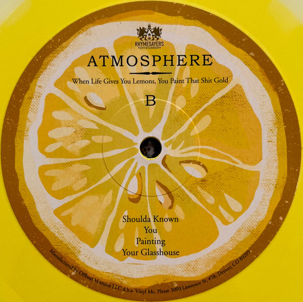 When Life Gives You Lemons, You Paint That Shit Gold | Mint (M) Mint (M) - HIP HOP *SEALED/COLOR/VMP*