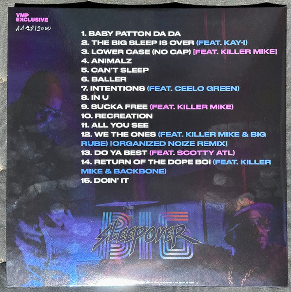 Big Sleepover (VMP 2xVINYL) | Mint (M) Mint (M) - HIP HOP *NEW/COLOR*