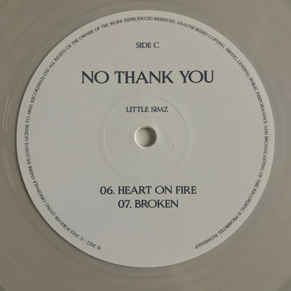 Little Simz - No Thank You (2xCLEAR VINYL) | Mint (M) Mint (M) - HIP HOP *NEW/COLOR*