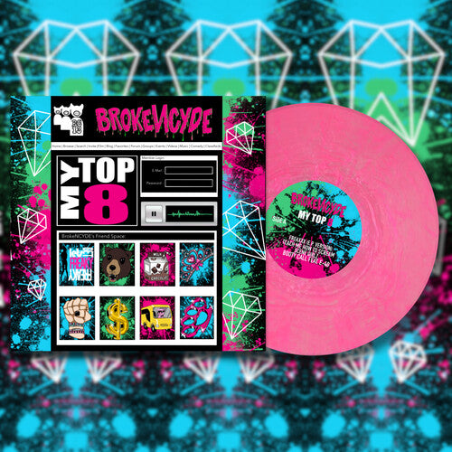 Brokencyde - (PRESALE 11/27/26) Myspace Top 8 (PINK VINYL LP) | NEW - HIP HOP *NEW/COLOR*
