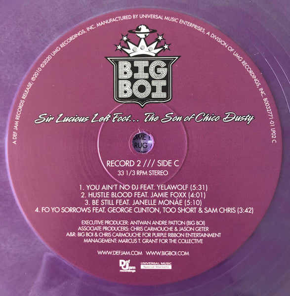 Sir Lucious Left Foot... The Son Of Chico Dusty (2xVINYL) | Mint (M) Mint (M) - HIP HOP *NEW/COLOR*